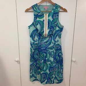 Lilly Pulitzer Penelope Shift Dress Poolside Blue Keep It Current